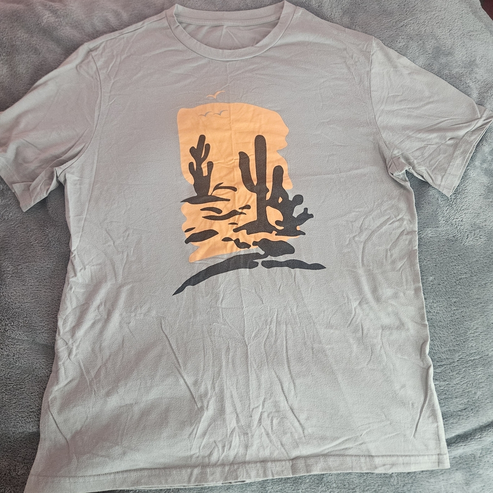 Gray Graphic T-Shirt